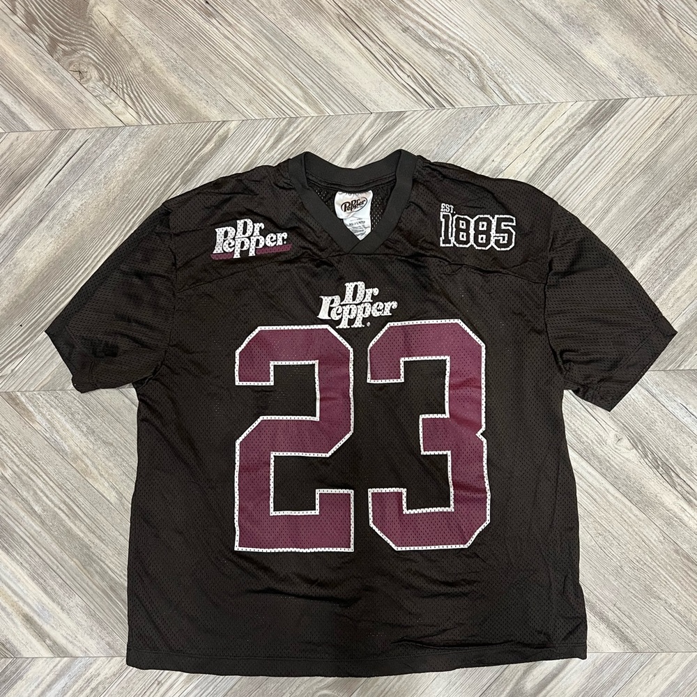Dr Pepper Brown and Maroon Women's Jersey